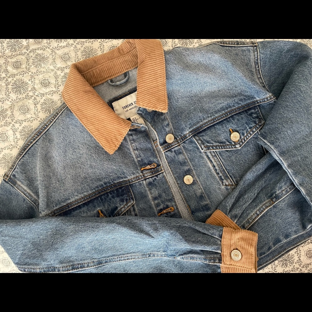 F21 Cropped Denim Jacket